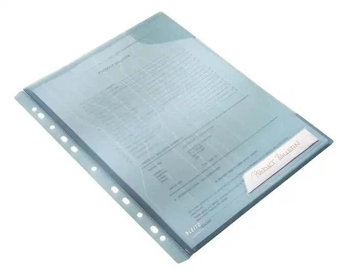 Leitz Dossier combifile pack 5 unidades transparente con bolsillo DINA4 azul 40 hojas Leitz Dossier combifile pack 5 unidades transparente con bolsillo DINA4 azul 40 hojas