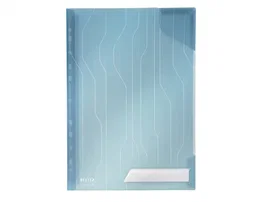 Leitz Dossier combifile pack 5 unidades transparente con bolsillo DINA4 azul 40 hojas