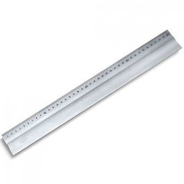 FRAGA IMPORT, S.L. Regla de aluminio de 40 cm con banda antideslizante