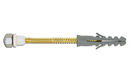 AVL Tornillo de Fijación para WC y Bidé de Latón SAWL0 50x80 (Juego de 2 unidades)