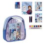Cerdá Mochila y Set de Papelería Frozen Disney Coloreable Azul