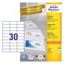 AVERY Zweckform Etiquetas 3489 Blancas 70,0 x 29,7 mm