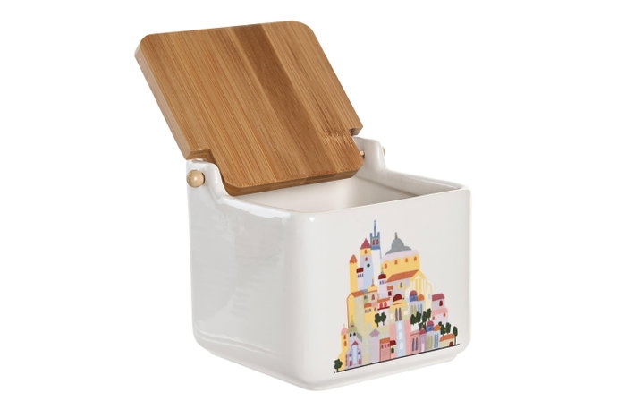 DKD Home Decor Salero Casitas Multicolor 750ml DKD Home Decor Salero Casitas Multicolor 750ml