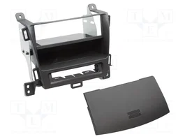 ACV Bastidor de montaje de radio para Opel Zafira Tourer 2012-2016, 2 DIN, negro