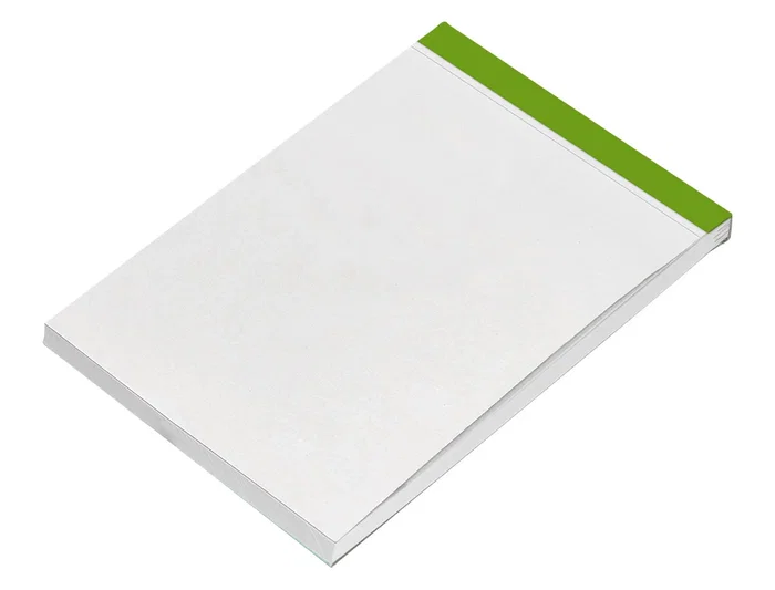 Liderpapel Bloc de Notas Liso A7 80 Hojas 60 g/m² Perforado Sin Tapa 74x105 mm
