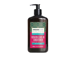 Arganicare Acondicionador sin enjuague con Keratina, Brillante, 400 ml