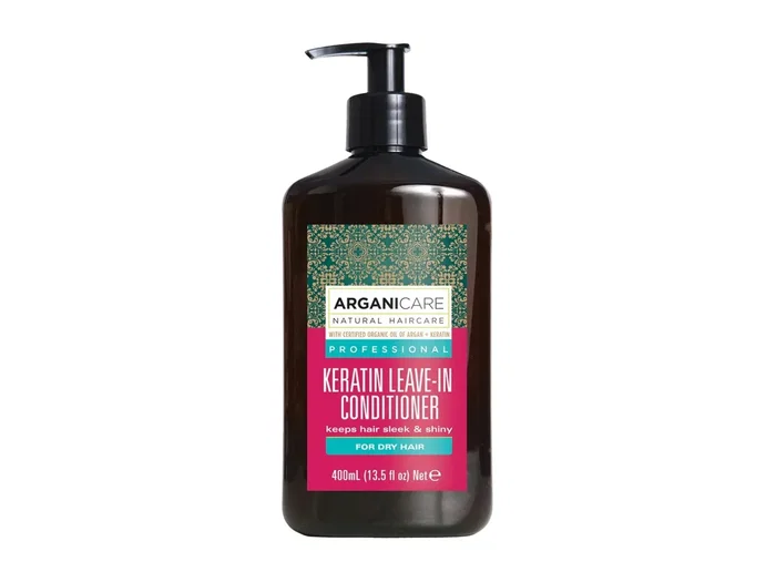 Arganicare Acondicionador sin enjuague con Keratina, Brillante, 400 ml Arganicare Acondicionador sin enjuague con Keratina, Brillante, 400 ml