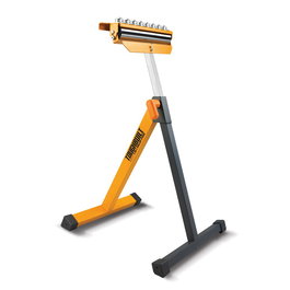 Toughbuilt Soporte de Rodillo 3 en 1 S210, Plegable, Altura Ajustable 69-109 cm, Capacidad 60 kg, Acero Galvanizado, Cabezal para Rodamientos, Rodillo o Placa