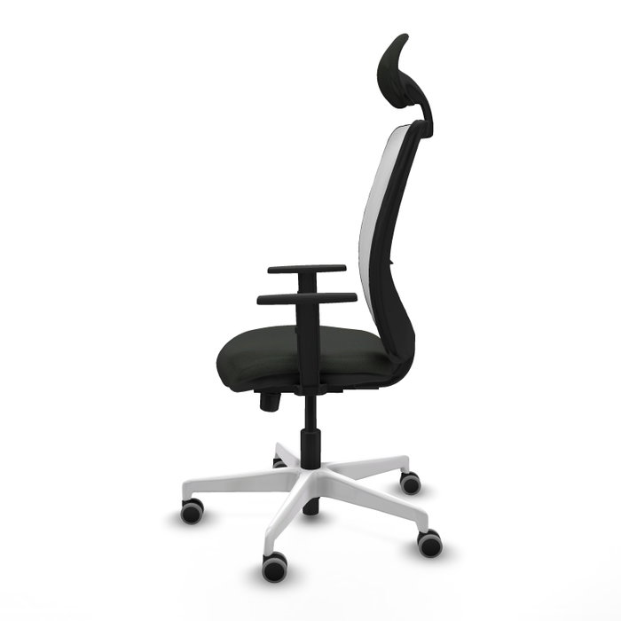 PIQUERAS Y CRESPO Silla de oficina Zulema con mecanismo Sincro/Traslack, Negro y Blanco PIQUERAS Y CRESPO Silla de oficina Zulema con mecanismo Sincro/Traslack, Negro y Blanco