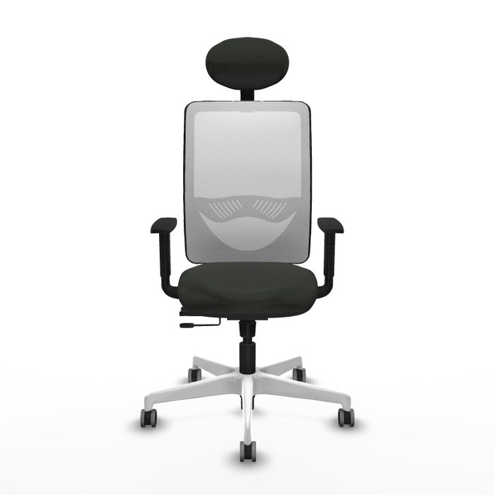 PIQUERAS Y CRESPO Silla de oficina Zulema con mecanismo Sincro/Traslack, Negro y Blanco PIQUERAS Y CRESPO Silla de oficina Zulema con mecanismo Sincro/Traslack, Negro y Blanco