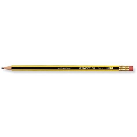 Staedtler Noris 122-HB Lápiz con Goma (Set de 12)