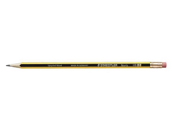 Staedtler Noris 122-HB Lápiz con Goma (Set de 12)