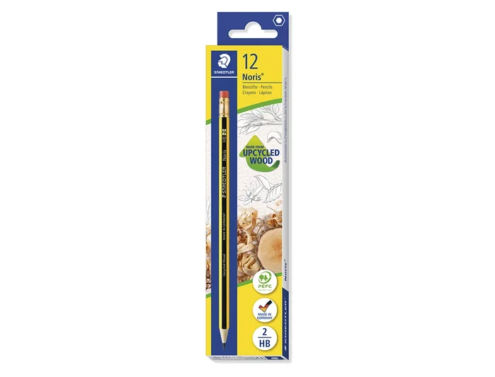 Staedtler Noris 122-HB Lápiz con Goma (Set de 12)
