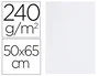 Liderpapel Cartulina 50x65 cm 240g/m2 Blanco para Dibujo y Manualidades