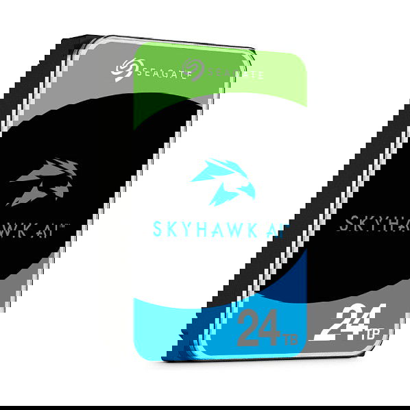 Seagate Skyhawk AI Surveillance Video Optimizado para IA 24TB HDD 7200 RPM SATA 6Gb/s 512MB CMR Helium 3.5" - ST??? Seagate Skyhawk AI Surveillance Video Optimizado para IA 24TB HDD 7200 RPM SATA 6Gb/s 512MB CMR Helium 3.5" - ST???