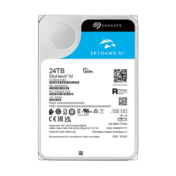 Seagate SkyHawk AI 24TB 3.5-inch SATA III
