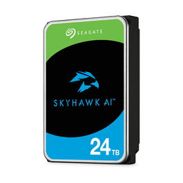 Seagate Skyhawk AI Surveillance Video Optimizado para IA 24TB HDD 7200 RPM SATA 6Gb/s 512MB CMR Helium 3.5" - ST???