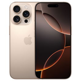 Apple iPhone 16 Pro 128GB Desert Titanium Smartphone iOS 18 Pantalla Super Retina XDR 6.3" 48MP Cámara Triple
