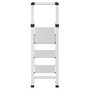 Hailo DK40 BasicLine Design Escalera de tijera de 3 peldaños