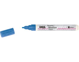 Kreul Rotulador para textil purpurina azul punta bala 2-4mm