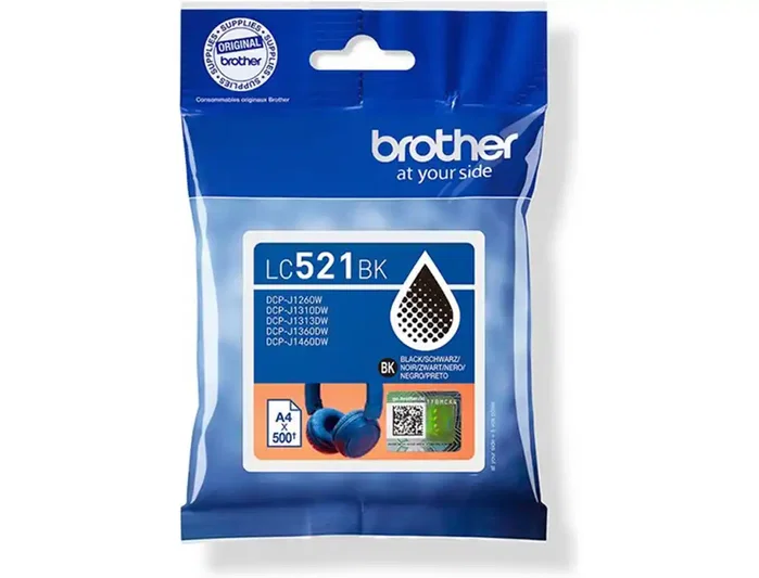 Brother Cartucho de tinta LC521BK Negro