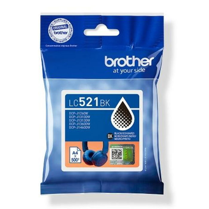 Brother Cartucho de tinta LC521BK Negro