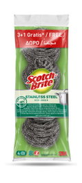 SCOTCH-BRITE® Estropajo metálico inox 3+1 gratis