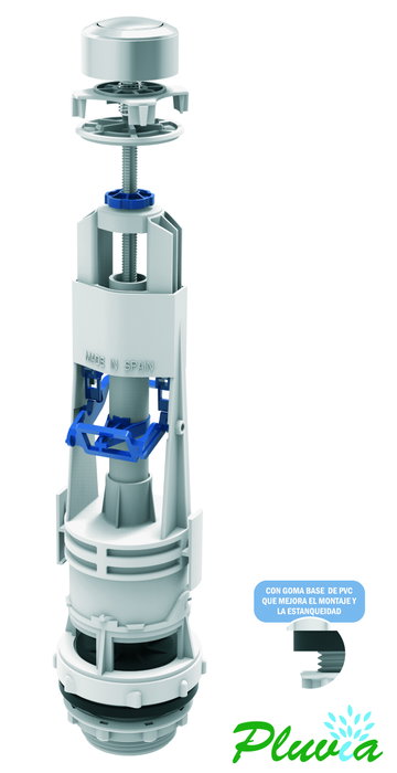 Válvula de descarga interrumpible con base para roca 51010 Válvula de descarga interrumpible con base para roca 51010