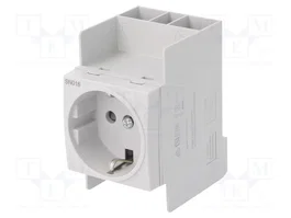 HAGER Enchufe tipo F (Schuko) para raíl DIN