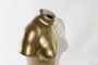 DKD Home Decor Figura de Busto Clásico Brillante Dorado y Blanco