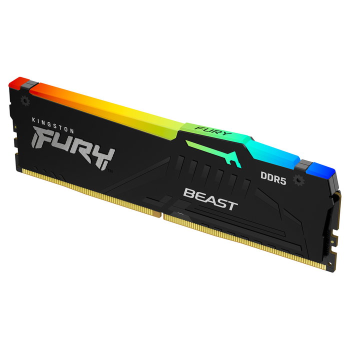 Kingston FURY Beast RGB 16 GB DDR5 5600 MHz CL40 DIMM Kingston FURY Beast RGB 16 GB DDR5 5600 MHz CL40 DIMM