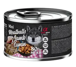 Alpha Spirit Albondigas Cordero Con Comino 6x200 gr