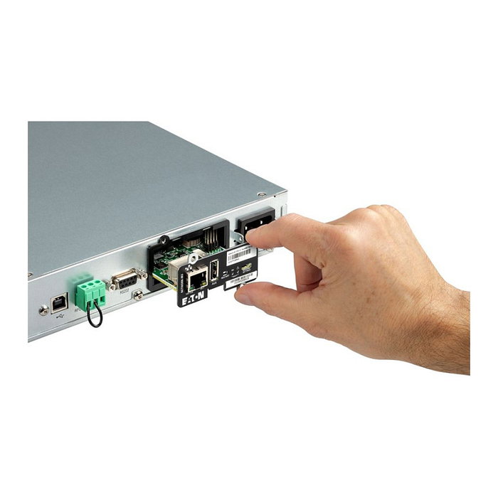 Eaton 5P1150IRNG2 SAI Rack 1150VA 920W 1U con Tarjeta de Red y Salida Senoidal, 6 Salidas AC, USB y RS-232