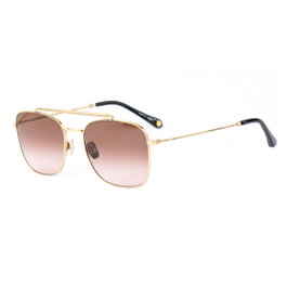 Belstaff BECKHAM-S128 Gafas de sol doradas con cristales marrones