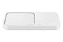 Samsung EP-P5400 Cargador Inalámbrico de 15W Blanco, Carga Rápida Compatible con Teléfono, Reloj Galaxy y Auriculares, Wireless Charger Pad con Ventilador y LED