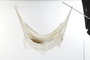 DKD Home Decor Silla Colgante para Terraza y Jardín Crudo 60 x 128 x 100 cm (2 Unidades) Algodón y Poliéster con Flecos