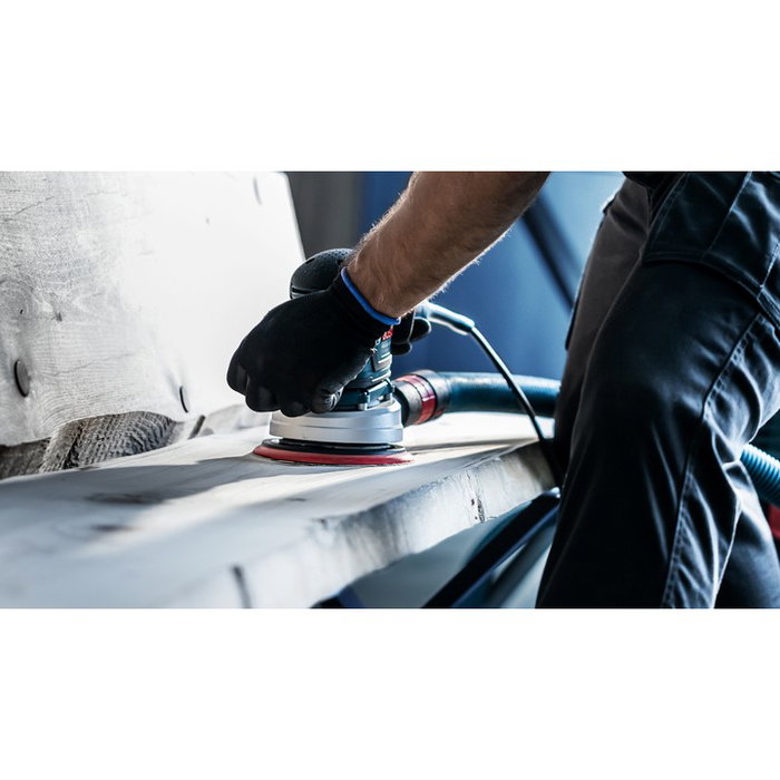 Bosch M480 Disco de lija de malla EXPERT para Lijadora Rotorbital 150mm Grano 120 para Madera y Pintura (50 piezas)