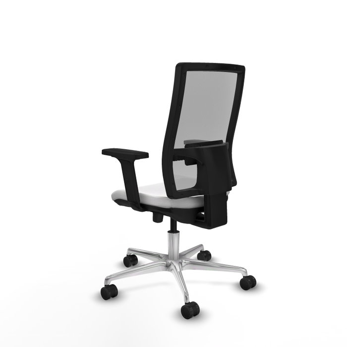PIQUERAS Y CRESPO Silla de oficina Horna con mecanismo Sincro/Traslack Blanco y Gris PIQUERAS Y CRESPO Silla de oficina Horna con mecanismo Sincro/Traslack Blanco y Gris