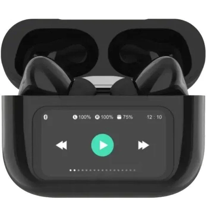 Qubo Auriculares Inalámbricos TWS-400BK Bluetooth 5.4 con Cancelación Activa de Ruido (ANC) y ENC, Autonomía 4h, Color Negro