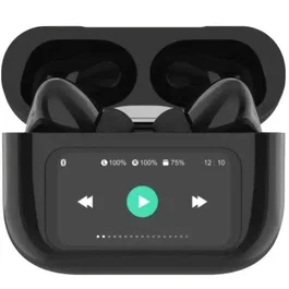 Qubo Auriculares Inalámbricos TWS-400BK Bluetooth 5.4 con Cancelación Activa de Ruido (ANC) y ENC, Autonomía 4h, Color Negro