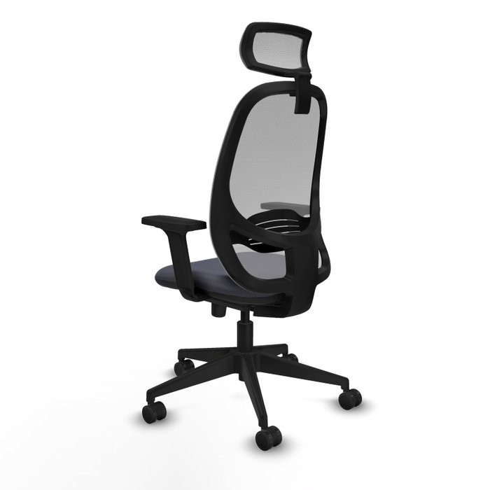 PIQUERAS Y CRESPO Silla de oficina Cilanco con mecanismo Sincro, Gris