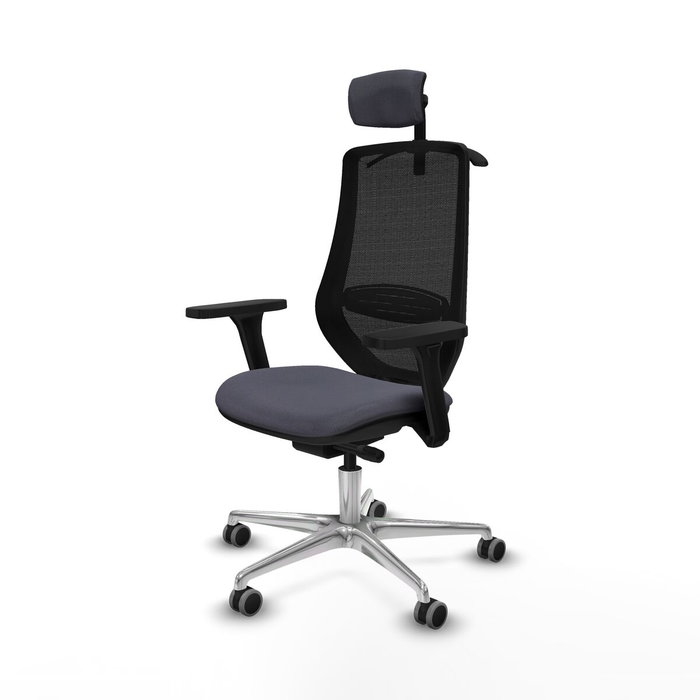 PIQUERAS Y CRESPO Silla de oficina Mardos con mecanismo Sincro/Traslack, Gris oscuro y Negro PIQUERAS Y CRESPO Silla de oficina Mardos con mecanismo Sincro/Traslack, Gris oscuro y Negro