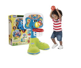 Chicco Basket 123 00009343000000 Canasta de Baloncesto con Actividades, Luces y Música para Niños +18 Meses