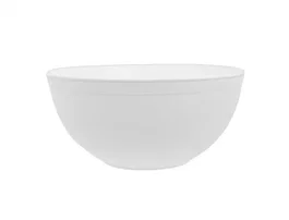 Archivo 2000 Bol de polipropileno blanco, 20 cm de diámetro, libre de BPA