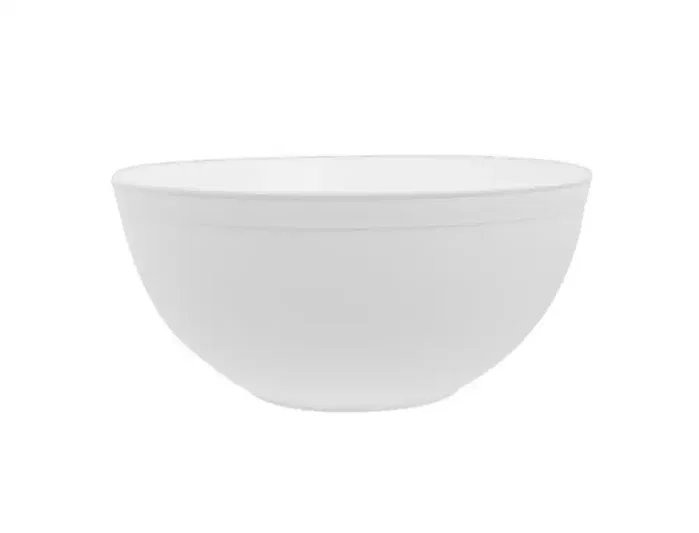 Archivo 2000 Bol de polipropileno blanco, 20 cm de diámetro, libre de BPA Archivo 2000 Bol de polipropileno blanco, 20 cm de diámetro, libre de BPA