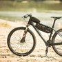 Rockbros Bolsa para cuadro de bicicleta impermeable AS-019-1, 1.6 l, negra