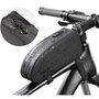 Rockbros Bolsa para cuadro de bicicleta impermeable AS-019-1, 1.6 l, negra