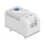 DeLOCK Termostato con Contacto Normalmente Abierto para Carril DIN, 0-60 °C, 250 V/10 A, Azul/Gris