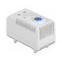 DeLOCK Termostato con Contacto Normalmente Abierto para Carril DIN, 0-60 °C, 250 V/10 A, Azul/Gris