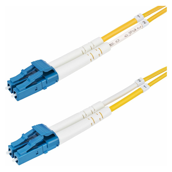 StarTech.com Cable de Fibra Óptica Dúplex LC a LC OS2 Monomodo de 2m